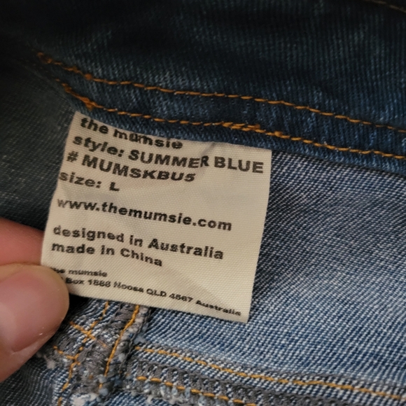 The Mumsie Summer Baby Wearing Overall Dress Size Large - Picture 6 of 9